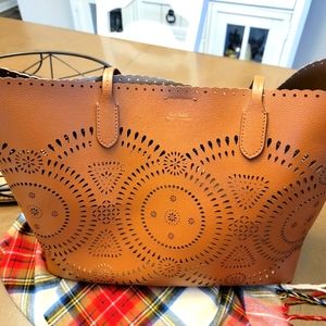 Ralph Lauren laser cut tote bag